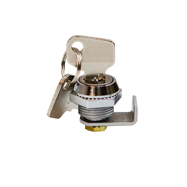 MS208 Quarter Turn Cam Lock, IP54, Zinc Alloy Body, Bright Chrome Finish