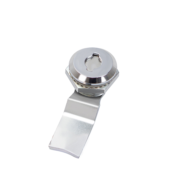 MS722 Cam Lock with Polished Chrome Finish, Zinc Alloy Base, 90° Turn Lock