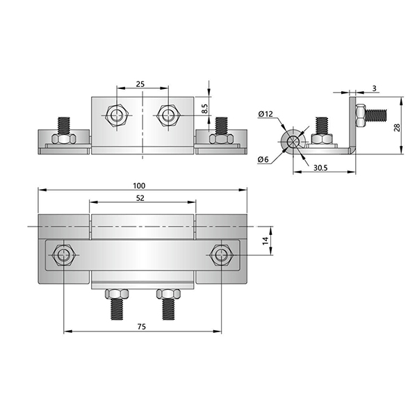 CL107 Zinc-Plated Alloy Hinge for Industrial Applications