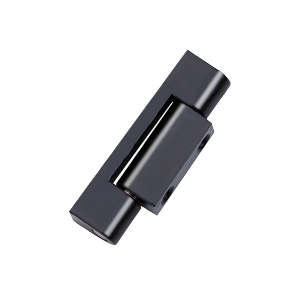 CL112 Zinc Alloy Hinge with Carbon Steel Pin, Black Coated Surface, 180° Opening Angle