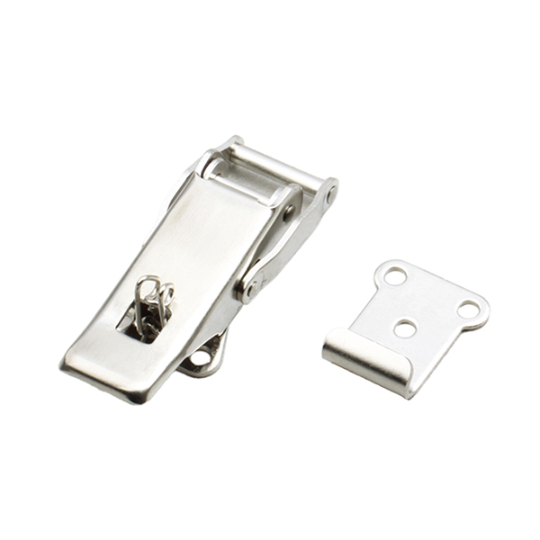 DK605 Stainless Steel Draw Latch with Mirror Finish, 800N Load Capacity