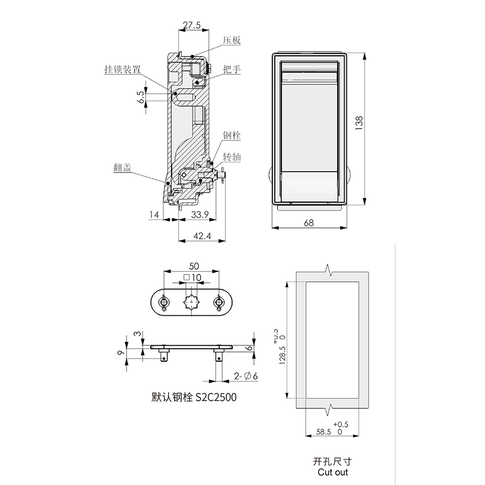 MS850 Series - Durable Panel Latch Solutions