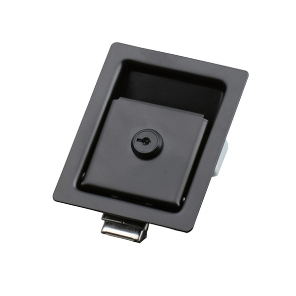 MS866-3 Recessed Push-to-Close Latch with Black Matte Finish