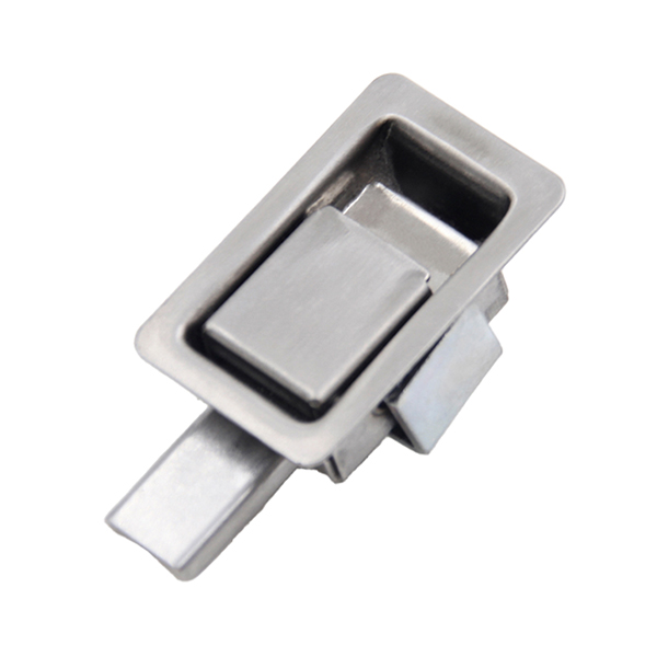 MS866-18 Push-to-Close Compression Latch with Stainless Steel Body and Locking Mechanism