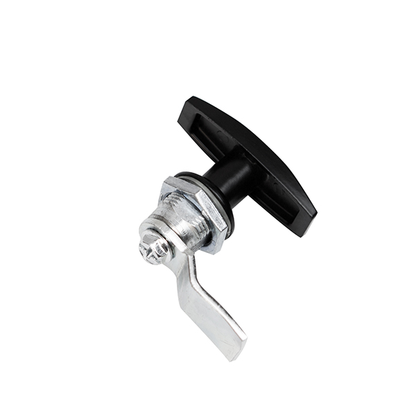 MS705-3U Cam Lock, Zinc Alloy or PA Base, 90° Rotation, White Zinc-Plated Finish