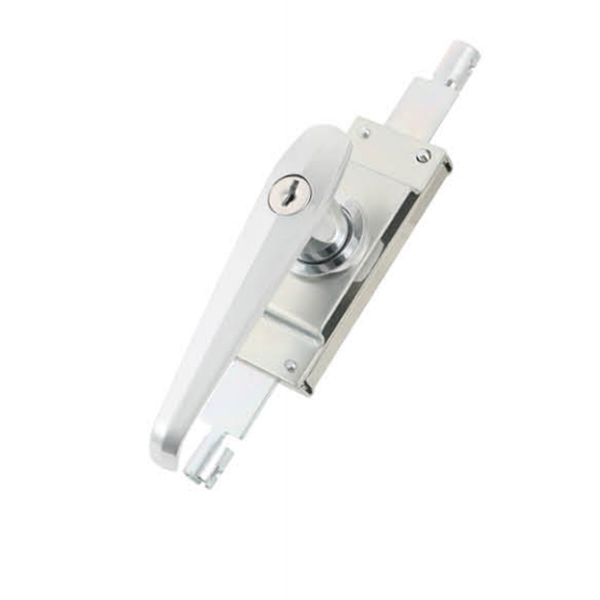 MS310 L-Handle Cam Lock, Zinc Alloy, 90° Rotation, Key Lockable, Chrome-Plated with Three-Point Locking