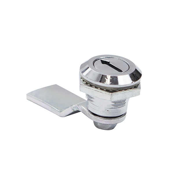 MS705-3J Cam Lock, Stainless Steel Base, 90° Turn, Key or Keyless Options, Chrome-Plated