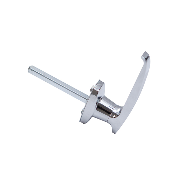 MS315 Cam Latch L-Handle, Turn Clockwise to Latch/Lock, Long Cam, Zinc Alloy, Chrome Plated, Polished