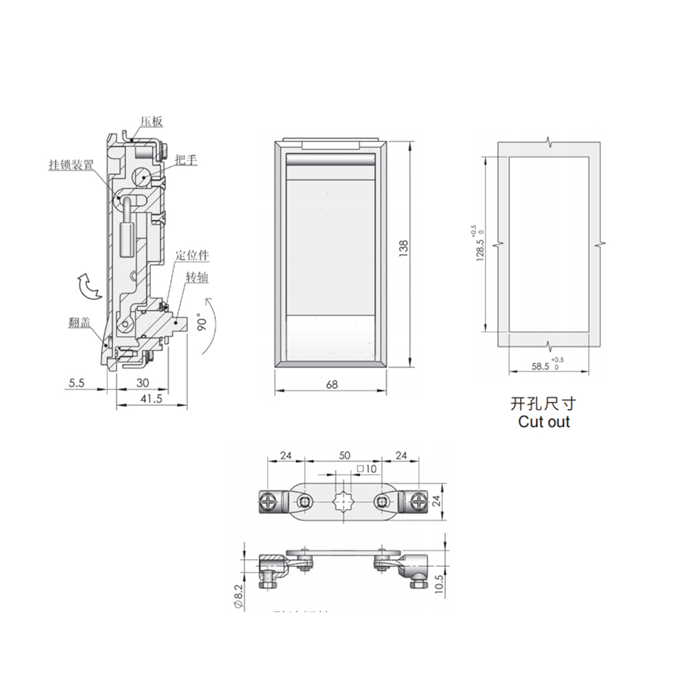 MS850 Series - Durable Panel Latch Solutions