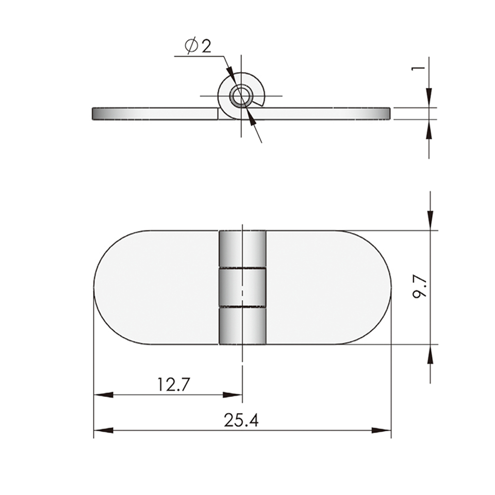 CL253 Series Hinge, Concealed Mounting, 120° Opening, Zinc Alloy, Black Matte Finish