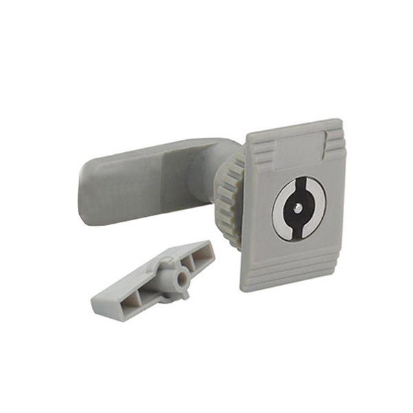 MS705-9 Plastic Cam Lock, 90° Rotation, White & Black Options, Suitable for Thin Panels