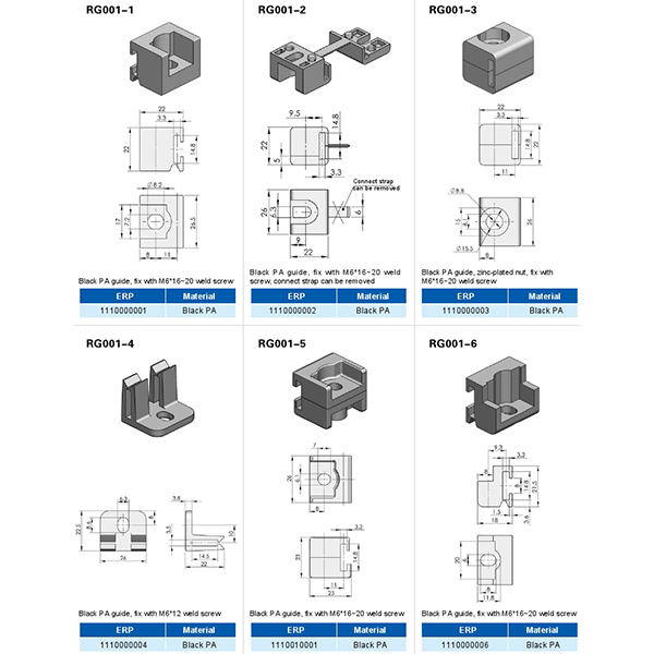  BT6083 Guide & Catch Components