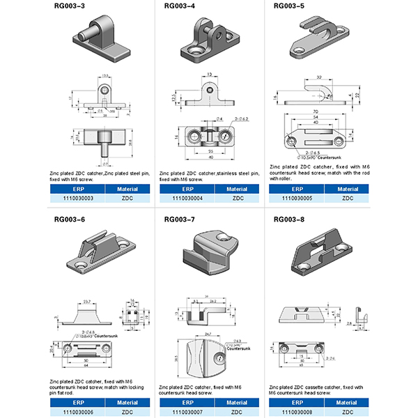  BT6083 Guide & Catch Components