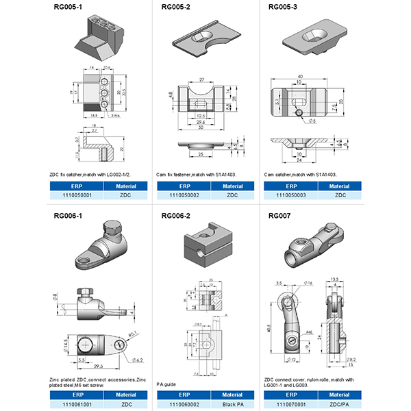  BT6083 Guide & Catch Components