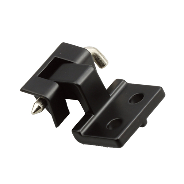 CL255 Series Adjustable Panel Hinge, 180° Opening, Black Matte Finish