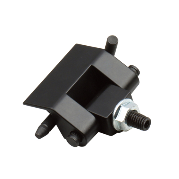 CL116 Zinc Alloy Hinge with 180° Opening, Black Matte Finish, 1000N Radial Load Capacity