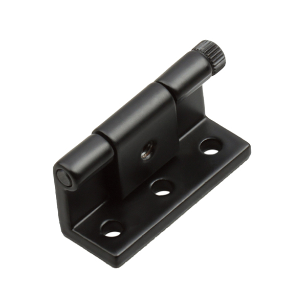 CL124 Zinc Alloy Adjustable Hinge with Black Matte Finish, 550N Axial Load Capacity