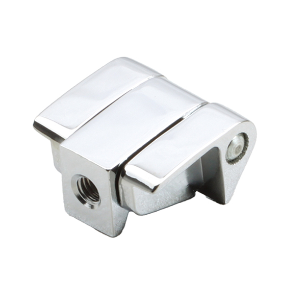 CL208 Polished Carbon Steel Hinge, 180° Opening