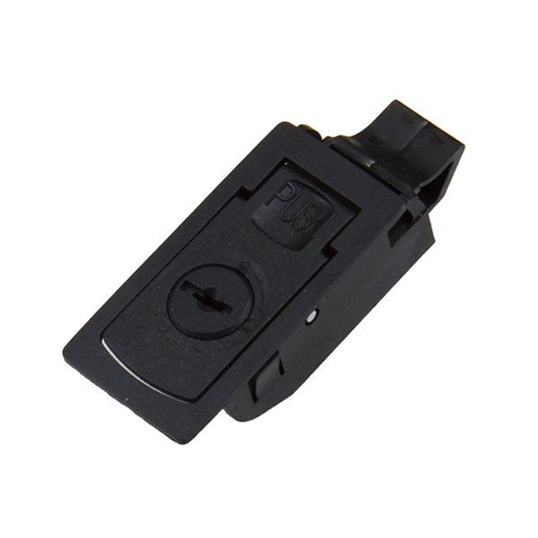 DK725-7/DK725-8/DK725-5 Push-to-Close Latch with Nylon Body and Rotating Lock Mechanism