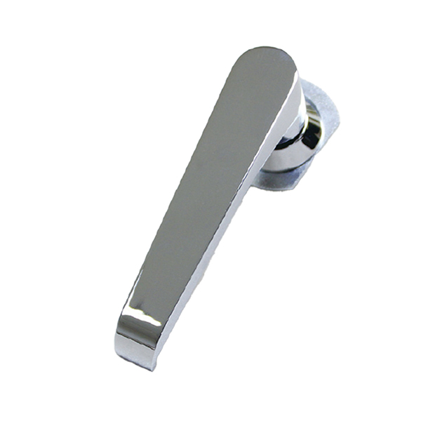 MS308-2 Zinc Alloy Latching Handle with Bright Chrome Finish for 90° Rotation Applications