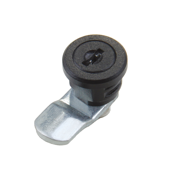 MS746-2 Cam Lock with Matte Black Cylinder, 90° Rotation, Zinc Alloy Construction