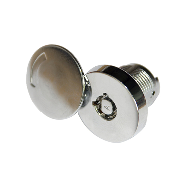 MS758 Cam Lock Series with Cover Plate, 90° Rotation, Zinc Alloy Construction